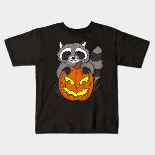 Halloween Trash Panda Kids T-Shirt